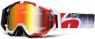 100% MASQUE MASK LUNETTES THE RACECRAFT ROUGE ECRAN MIROIR RED