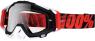 100% MASQUE MASK LUNETTES THE RACECRAFT NOIR ET ROUGE ECRAN TRANSPARENT