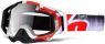 100% MASQUE MASK LUNETTES THE RACECRAFT ROUGE ECRAN TRANSPARENT