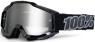 100% MASQUE MASK LUNETTES THE ACCURI NOIR PURE ECRAN MIROIR SILVER
