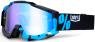 100% MASQUE MASK LUNETTES THE ACCURI NOIR ET BLEU ECRAN MIROIR BLUE