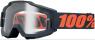 100% MASQUE MASK LUNETTES THE ACCURI GUNMETAL ECRAN TRANSPARENT