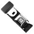 2pt black lap belt 90