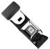 2pt black lap belt 90