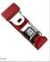 2pt black lap belt 90