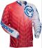 MOOSE RACING SWEAT T-SHIRT HAUT SAHARA ROUGE LOGO BLEU