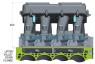 Plenum Top, Lt1 Hi-ram Blank Flnge-black HOLLEY 300-208BK