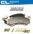CARBONE LORRAINE PLAQUETTES AVANT 3102 MSC HONDA PCX 125 2009-2015