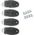 MOOSE RACING BOUCLE ATTACHE DE REMPLACEMENT POUR BOOTS M1.2 NOIR