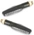 PAIRE DE MINI CLIGNOTANTS LED OBLONG NOIR CLI7015