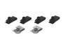 FORD MUSTANG 1964-1968 CLIPS DE MONTAGE DE PARE CHOC Bumper Guard Hardware Kit Clips SCOTT DRAKE 370328-K