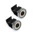 MAGNETIC CABLE CLAMP - 1/2 CABLE/WIRE BLK 2PK Mr Gasket 3723G