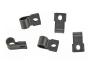 FORD MUSTANG 1967-1968 CLIPS DE FAISCEAU SOUS CAPOT DE CLIGNOTANTS NOIR  Underhood Turn Signal Harness Clips Black SCOTT DRAKE 377774-S