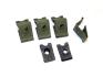 FORD MUSTANG 1964-1966 SET DE CLIPS DE MONTAGE DE FACADE DE COMPTEUR Instrument Bezel top retaining clips SCOTT DRAKE 379130-S
