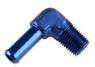 TUBE BLEU TUYAU CHAUFFAGE DURITE FORD 5/8 POUR FILETAGE ADMISSION 1/2 NPT COUDE A 90 Hose Barb 5/8 In. Hose To 1/2 In. Npt MR. GASKET 484210
