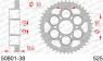 COURONNE ACIER PAS ORIGINE 525 38 Dents 5080138 DUCATI 1098 2007-2008