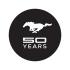 FORD MUSTANG 1964-2015 AUTOCOLLANT 50 ANS MUSTANG 50 years Windshield Decal SCOTT DRAKE 50YEARS-DECAL
