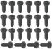 FORD MUSTANG 1965-1968 22 VIS DE PORTE Door quarter seal screws kit SCOTT DRAKE 52718-S