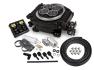 CONVERSION CARBURATEUR A INJECTION EFI 4BBL TBI Self-Tuning Master Kit + Handheld EFI monitor Black Finish  Holley Sniper 550-511K 800 CFM