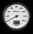 4-1/2 SPEEDOMETER, 0-160 MPH, CAN, WHITE Holley EFI 553-120W