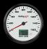 4-1/2 SPEEDOMETER, 0-160 MPH, GPS, WHITE Holley EFI 553-121W