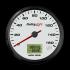 3-3/8 SPEEDOMETER, 0-160 MPH, GPS, WHITE Holley EFI 553-123W