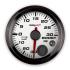 2-1/16 VACUUM/BOOST GAUGE, 30INHG-30PSI, CAN, WHITE Holley EFI 553-130W