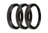 2-1/16 BEZELS, BLACK, PACK OF 3 Holley EFI 553-145BK