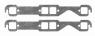 CHEVROLET 1955-1996 262/400 PAIRE DE JOINTS D`CHAPPEMENT ultra-seal exhaust gasket small block square ports Chevy Mr Gasket 5901
