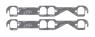 CHEVROLET 1955-1996 V8 262/400 PAIRE DE JOINTS D`CHAPPEMENT ultra-seal exhaust gasket small block d-shaped ports Chevy Mr Gasket 5903