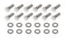 Rear Cover Bolts - Gm Ls - Ss Pol Hex MR. GASKET 60911G