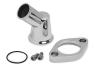 WEIAND ALUMINUM WATER OUTLET, 45 DEGREE, CHROME Weiand 6243