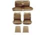 FORD MUSTANG 1964-1965 CABRIOLET CONVERTIBLE SET COMPLET DE HOUSSE COUVRE SIEGE STANDARD PALOMINO Full Set Upholstery Standard Bright Palomino SCOTT DRAKE 65CV-S-FULL-PA