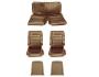 FORD MUSTANG 1965-1966 FASTBACK DELUXE COUVRE SIEGE PONY PALOMINO Pony Upholstery Palomino SCOTT DRAKE 65FB-P-FULL-PA