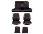 FORD MUSTANG 1966 CABRIOLET CONVERTIBLE SET COMPLET DE HOUSSE COUVRE SIEGE STANDARD NOIR Full Set Upholstery Standard Black SCOTT DRAKE 66CV-S-FULL-BK