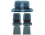 FORD MUSTANG 1966 CABRIOLET CONVERTIBLE SET COMPLET DE COUVRE SIEGE STANDARD BLEU Full Set Upholstery Standard Blue SCOTT DRAKE 66CV-S-FULL-BL