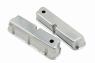 FORD MUSTANG 1964-1973 V8 260 289 302 351W PAIRE DE CACHE CULBUTEURS  ALUMINIUM POLI SB FORD TALL V/C POL ALUM Mr Gasket 6840G