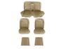 FORD MUSTANG 1968 CABRIOLET CONVERTIBLE SET COMPLET DE COUVRE SIEGE STANDARD PEPITE OR Full Set Upholstery Standard Nugget Gold SCOTT DRAKE 68CV-S-FULL-NG