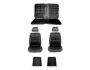 FORD MUSTANG 1969 CABRIOLET SET COMPLET COUVRE SIEGE DELUXE CONFORTABLE NOIR comfort weave full Black SCOTT DRAKE 69CV-D-FULL-BK