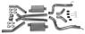 1968-1972 NOVA / X-BODY EXHAUST SYSTEM, 2.5 IN Hooker 70501320-RHKR