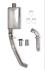 1997-2006 JEEP WRANGLER TJ I6, 4.0L SS CAT-BACK EXHAUST Hooker 70505404-RHKR