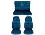 FORD MUSTANG 1971 COUPE SET COMPLET COUVRE SIEGE DELUXE CONFORTABLE BLEU comfort weave full Blue SCOTT DRAKE 71CP-D-FULL-BL