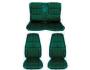 FORD MUSTANG 1971 CABRIOLET SET COMPLET COUVRE SIEGE DELUXE CONFORTABLE VERT comfort weave full Green SCOTT DRAKE 71CV-D-FULL-GR