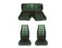 FORD MUSTANG 1970 FASTBACK SET COMPLET DE COUVRE SIEGE STANDARD VERT Full Set Upholstery Standard Green SCOTT DRAKE 71FB-S-FULL-GR