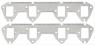 FORD FE RECT MED JOINT D`ECHAPPEMENT ALUMINIUM EXH GSKT-FORD FE RECT MED Mr Gasket 7412G