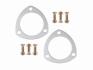88.9mm (3.5 pouces) LOT DE 2 JOINTS DE COLLECTEURS ALUMINIUM 3 TROUS + VISSERIE Aluminum Collector Gaskets Mr Gasket 7422G