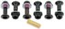 BOLT KIT VIS ET ECROUS DE COURONNE NOIR M8 X 30MM PAR 6 (893412)