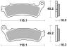 SBS PLAQUETTES ARRIERE 953LS HONDA GL GOLDWING 1800 2018-2023