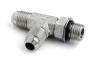 FITTING-TEE STRGHT MALE 2X Holley EFI 9906-126
