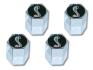FORD MUSTANG 1964-1973 KIT BOUCHONS DE VALVES COBRA Tiffany snake valve cap set 4 SCOTT DRAKE ACC-5030181